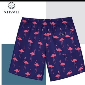 STIVALI Flamingos Swim Trunks